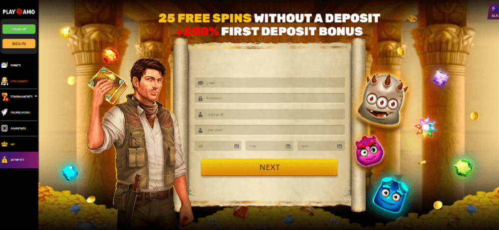 How to Get PlayAmo No Deposit Bonuses