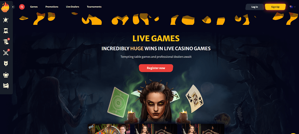 Hellspin Casino Site Graphic and Design