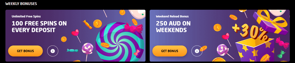 Reload Bonus in Stay Casino